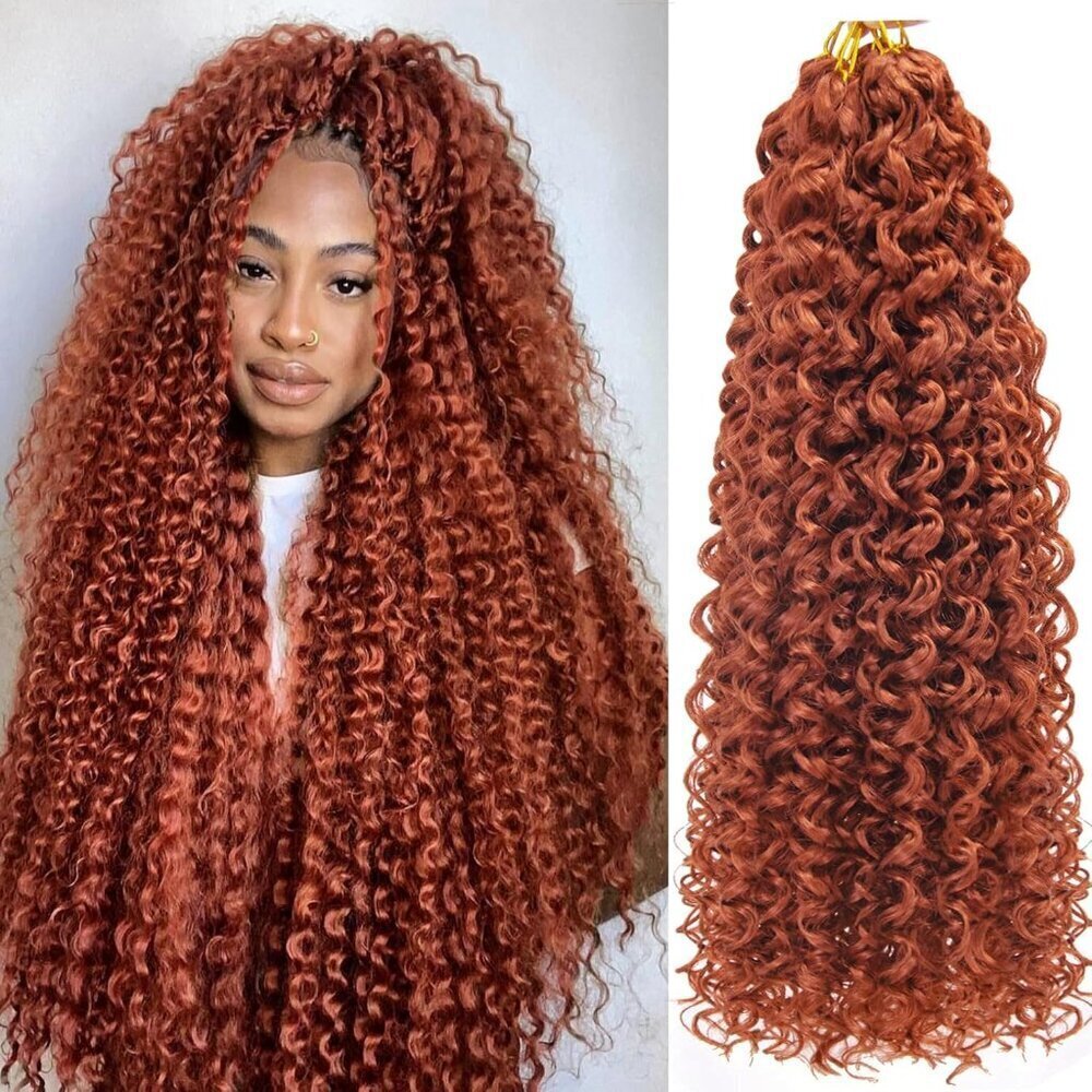 Curly Crochet Hair Synthetic 24 Inch Deep Wave Bohemian 8 Pack for Black Women